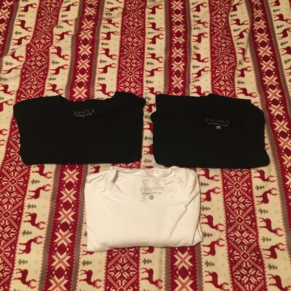 ESNTLS two t-shirts (white one sold)